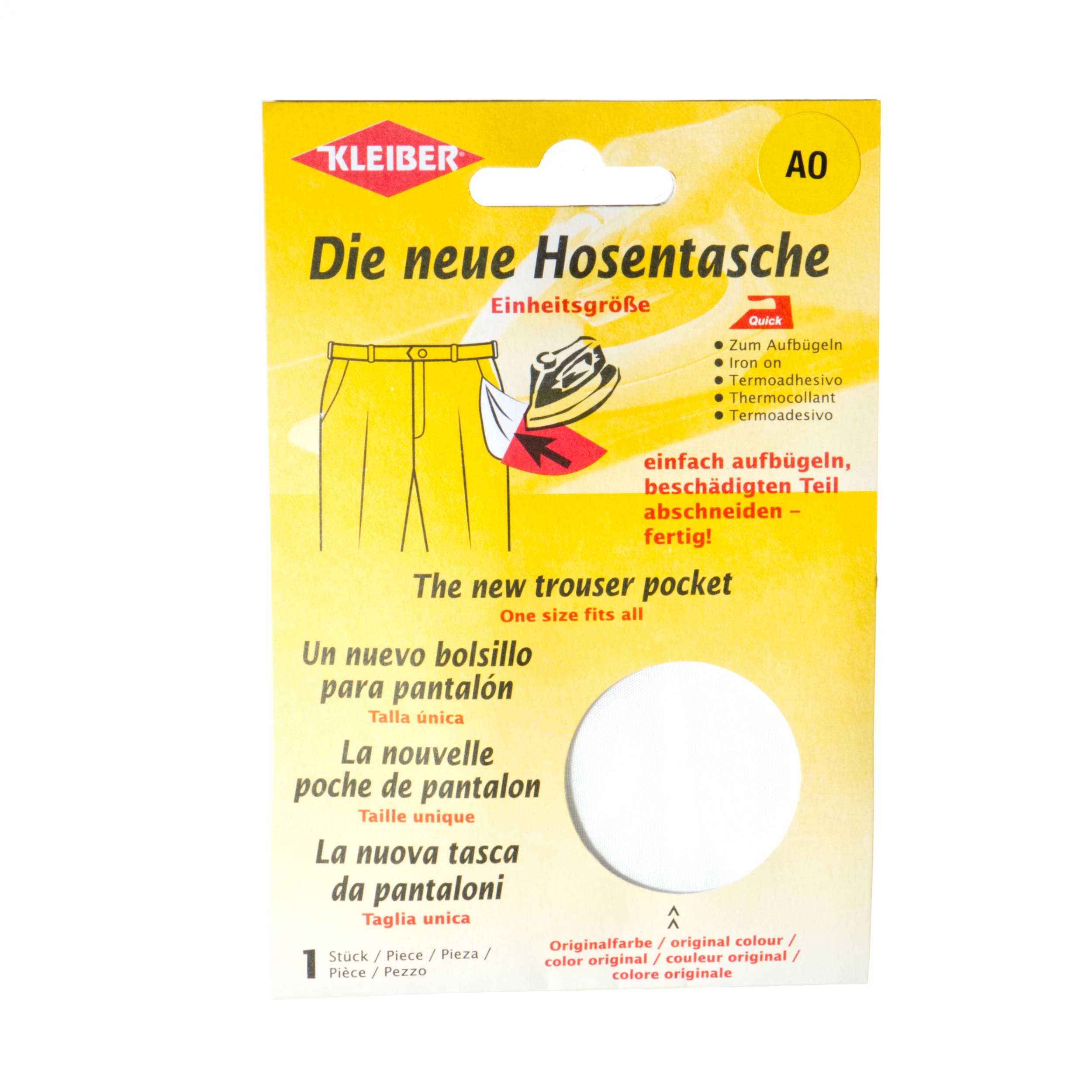 Kleiber single trouser replacement pocket beige