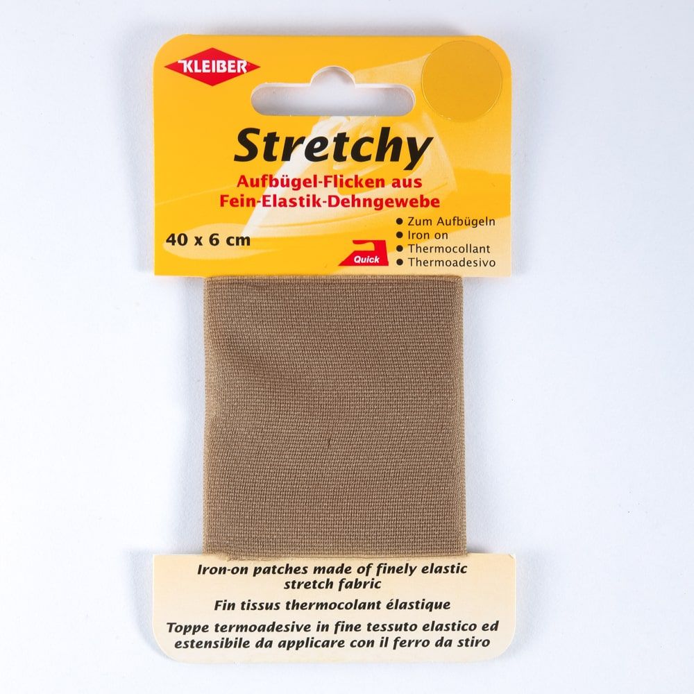 Kleiber elasticated clothing repair tape 40 x 6cm beige
