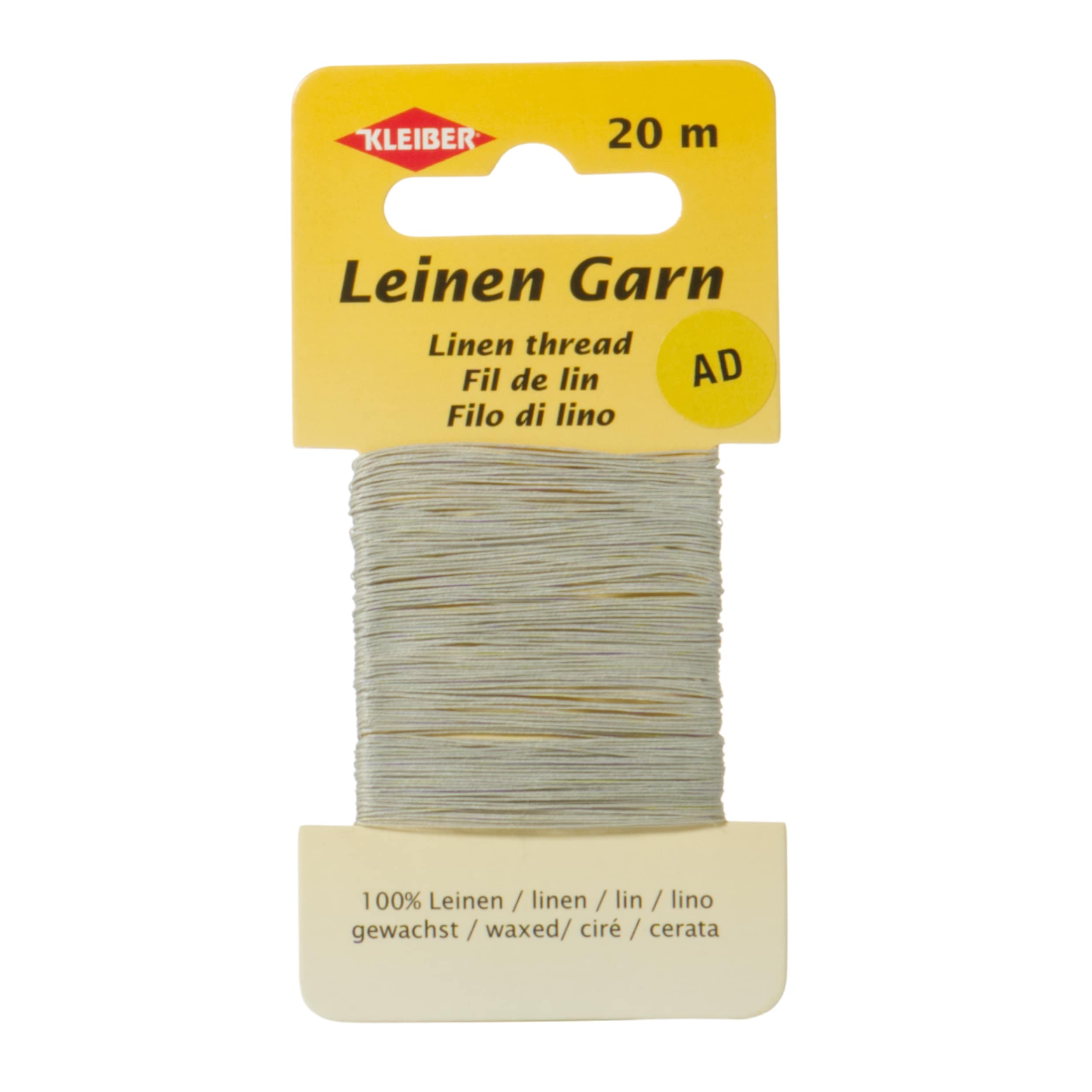 Light Grey Linen Thread 20m