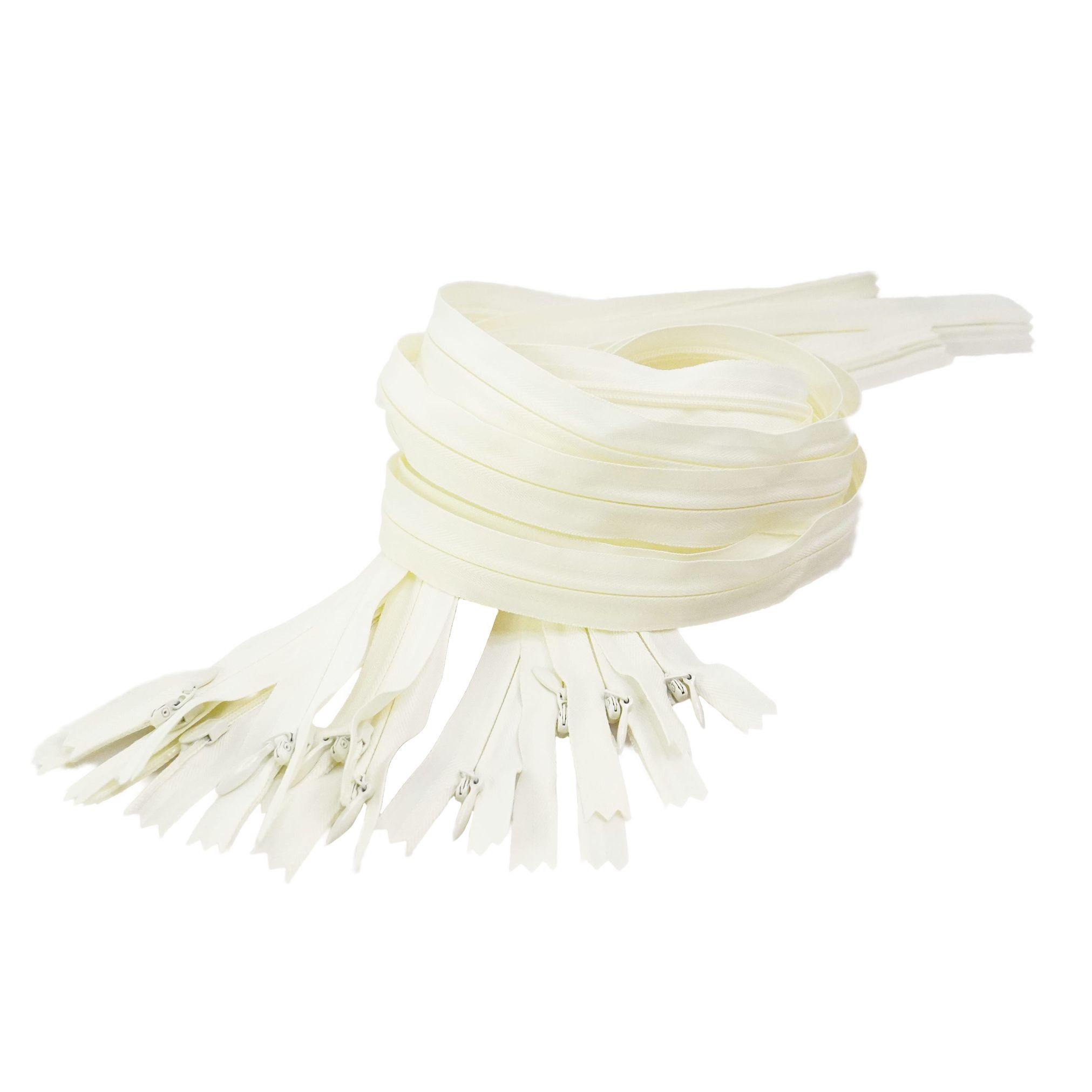 Trimz invisible/concealed zips cream