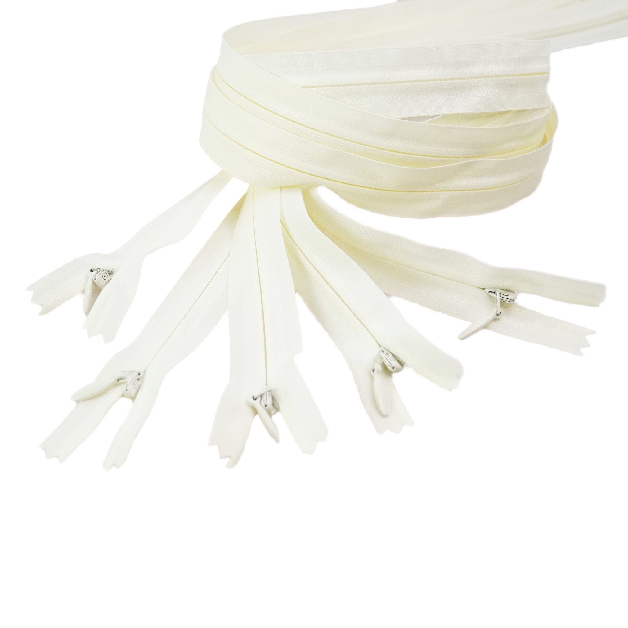 Trimz invisible/concealed zips cream 5 pieces