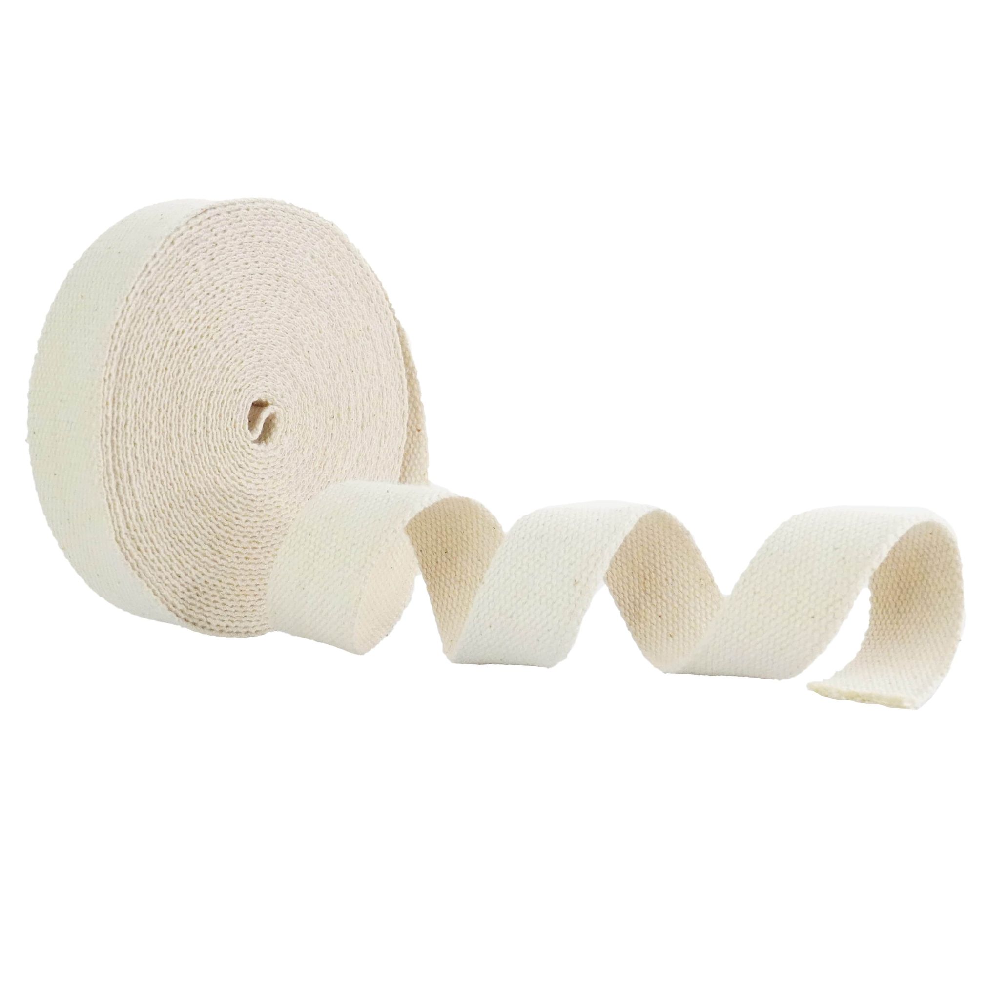 Trimz heavy duty cotton webbing 10m ecru