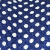 Navy Blue White Polka Dot