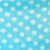 Turquoise White Polka Dot