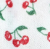 White Red Cherries Pattern