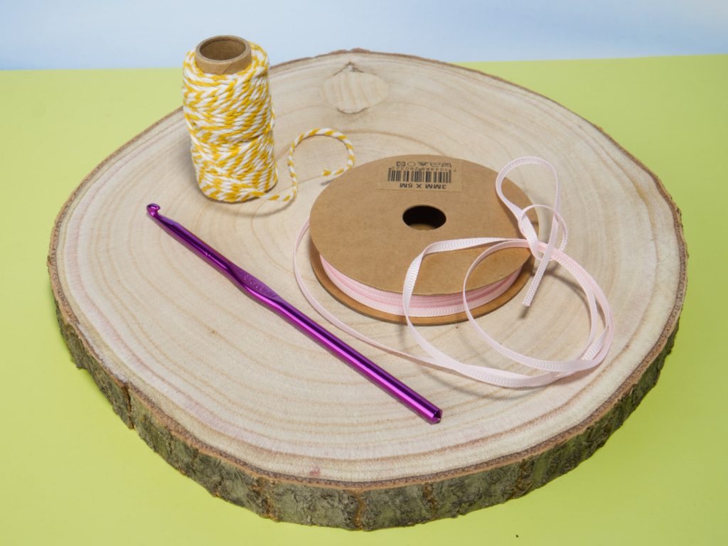 Baker's Twine Crochet Basket Materials