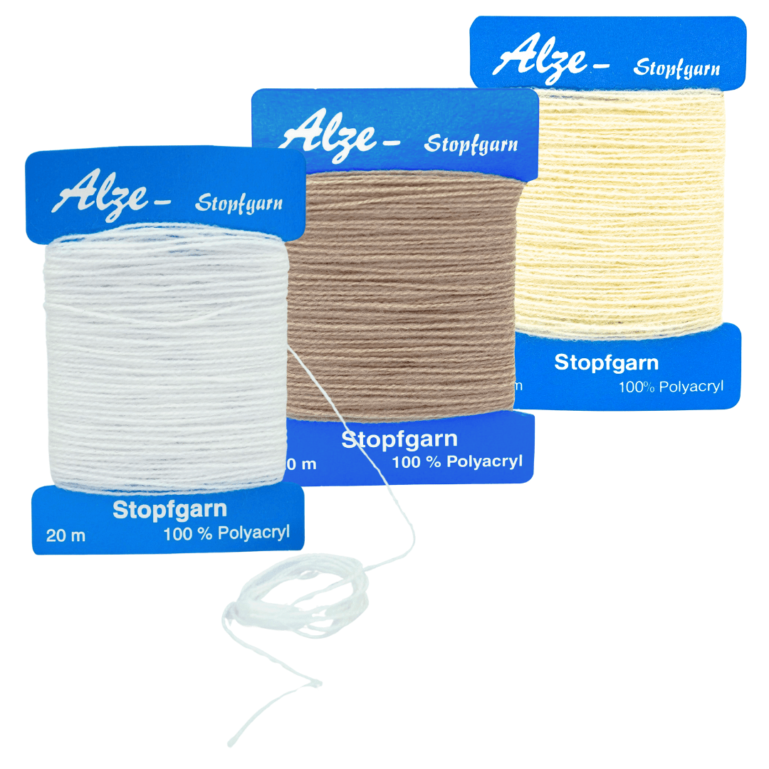 Trimz Darning Wool Bundle - Natural - White, Ecru, Cream