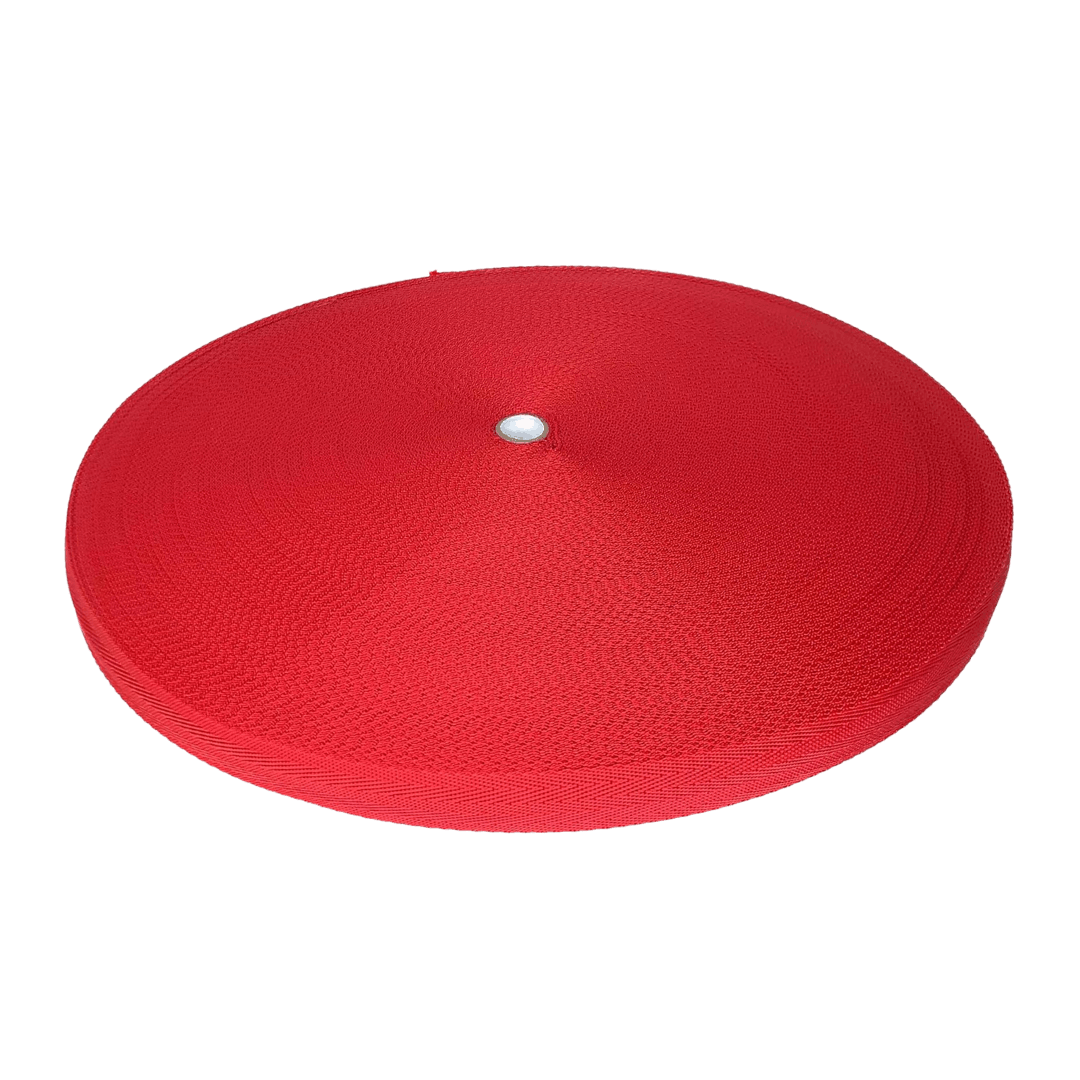 Polypropylene Herringbone Webbing red