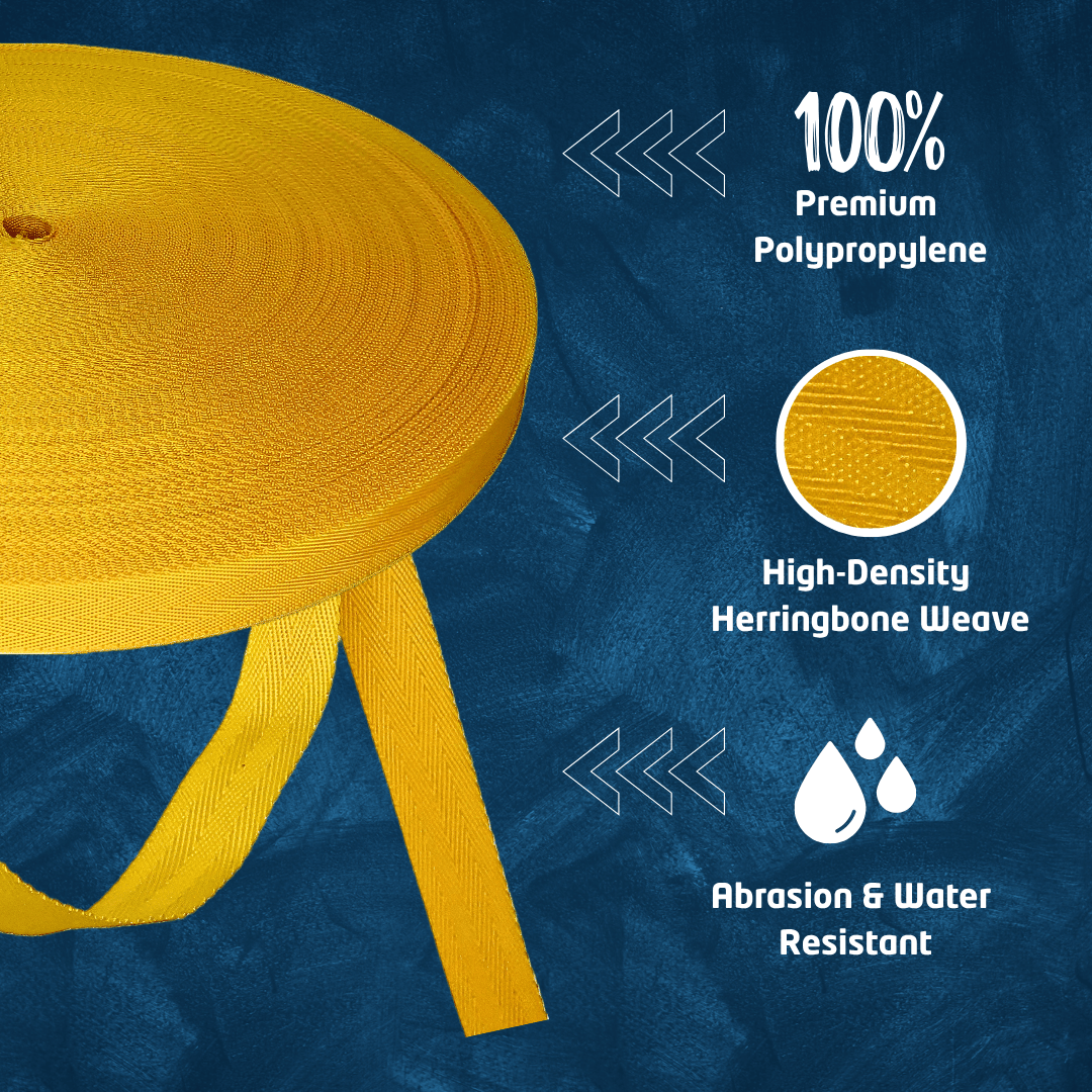 Polypropylene Herringbone Webbing Features