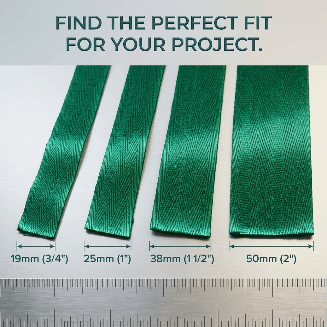 Polypropylene Herringbone Webbing Widths